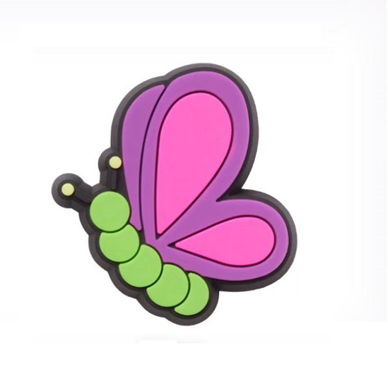 CROCS jibbitz COLORFUL BUTTERFLY