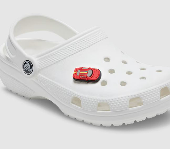 CROCS jibbitz RED RACECAR