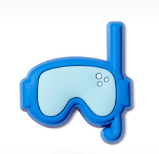 CROCS jibbitz BLUE GOOGGLES 