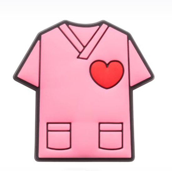 CROCS jibbitz HEART SCRUB