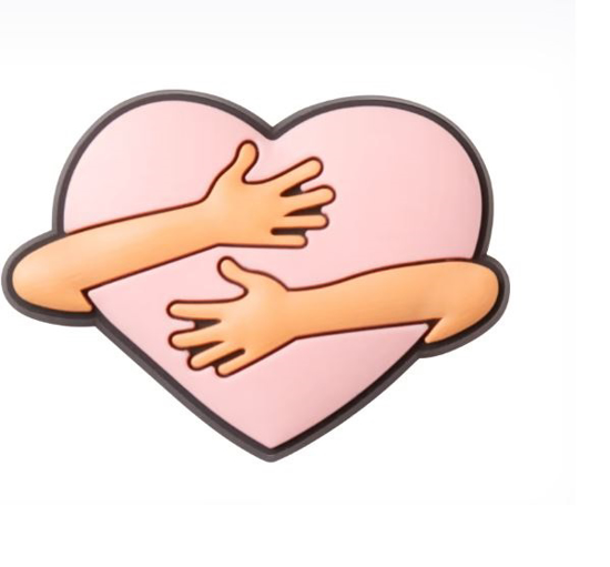 CROCS jibbitz HEART HUG