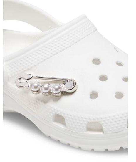 CROCS jibbitz PEARL SAFETY PIN 