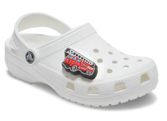 CROCS jibbitz LIGHTS UP FIRE TRUCK 