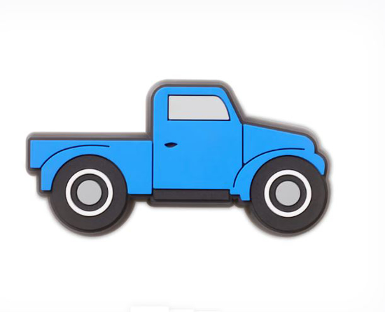 CROCS jibbitz LIGHTS UP BLUE TRUCK