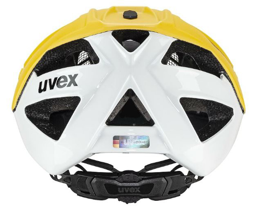 UVEX kolesarska čelada 41002605 QUATRO CC sunbee-white matt