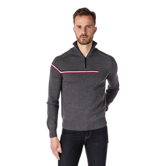 Picture of ROSSIGNOL m pulover RLLMO03 280 MAJOR HALF-ZIP SWEATER