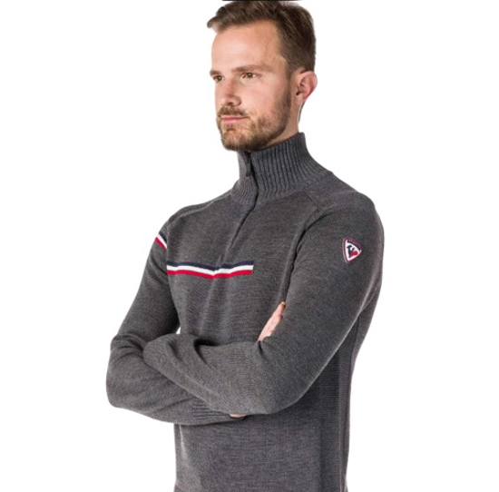 Picture of ROSSIGNOL m pulover RLLMO03 280 MAJOR HALF-ZIP SWEATER