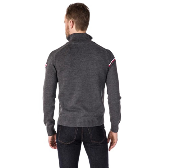 Picture of ROSSIGNOL m pulover RLLMO03 280 MAJOR HALF-ZIP SWEATER