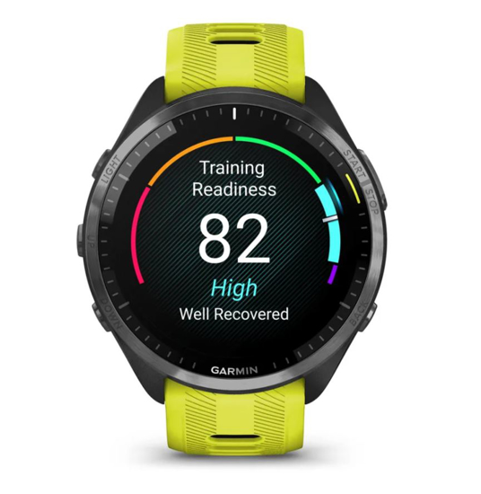 GARMIN športna ura FORERUNNER 965 AMOLED 010-02809-12 Yellow/Black Silicone Band