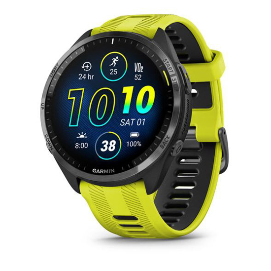 GARMIN športna ura FORERUNNER 965 AMOLED 010-02809-12 Yellow/Black Silicone Band