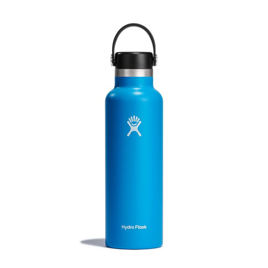 Picture of HYDRO FLASK STANDARD MOUTH WITH FLEX STRAW CAP S21FS415 621 ml pacific