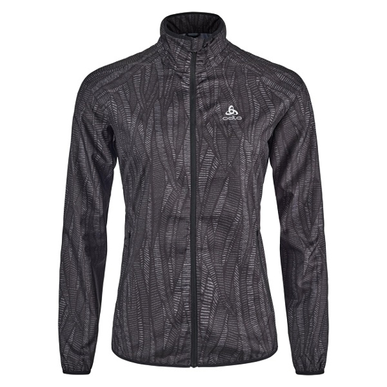 Picture of ODLO ž jakna 313951 15000 THE ESSENTIALS LIGHT PRINT RUNNING JACKET