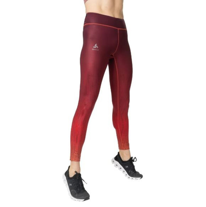 Picture of ODLO ž tekaške legice 322951 30837 ZEROWEIGHT PRINT RUNNING TIGHTS