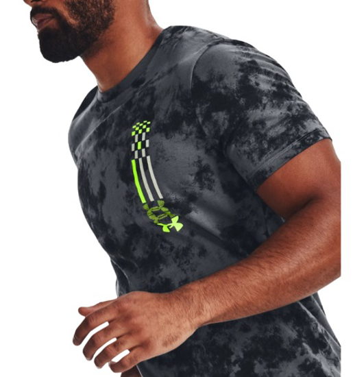 Picture of UNDER ARMOUR m majica 1377852-012 RUN ANYWHERE SHORT SLEEVE