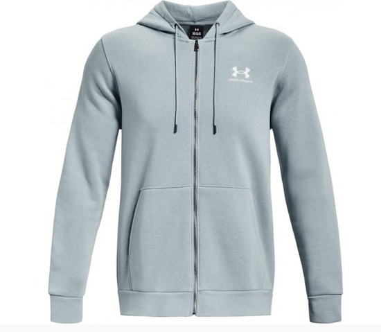 Picture of UNDER ARMOUR m jopica 1373881-465 ESSENTIAL FLEECE FULL-ZIP HOODIE