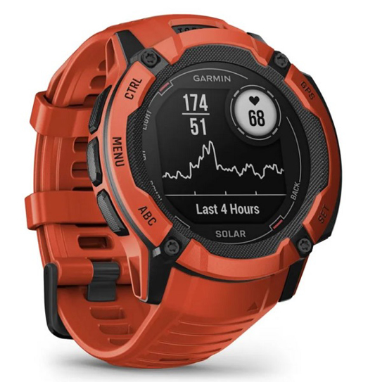 GARMIN športna ura INSTINCT® 2X SOLAR 010-02805-01 INSTINCT 2X flame red