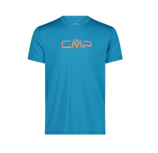 CMP m majica 39T7117P L745 NECK T-SHIRT WITH CMP LOGO