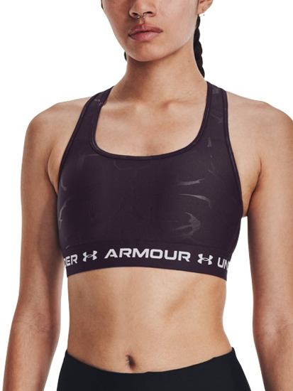 Picture of UNDER ARMOUR ž trening top 1378815-541 CROSSBACK EMBOSS SPORTS BRA