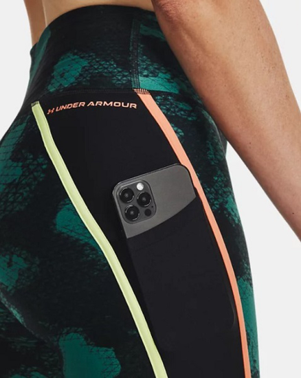 Picture of UNDER ARMOUR ž legice 1377954-722 PROJECT ROCK HEATGEAR® PRINTED AKLE LEGGINGS