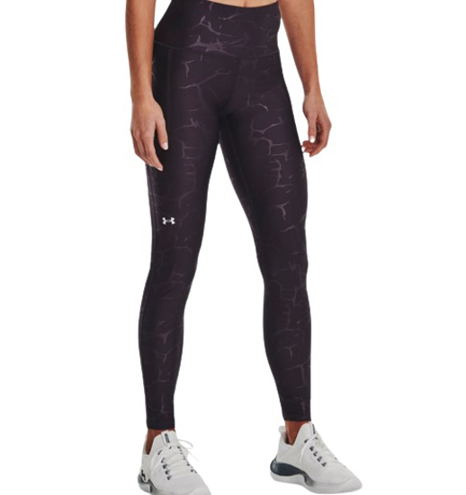 Picture of UNDER ARMOUR ž legice 1377108-541 HEATGEAR NO SLIP-WAISTBAND EMBOSS LEGGINGS