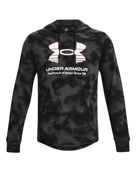 Picture of UNDER ARMOUR m kapucar 1377185-001 RIVAL TERRY HOODIE