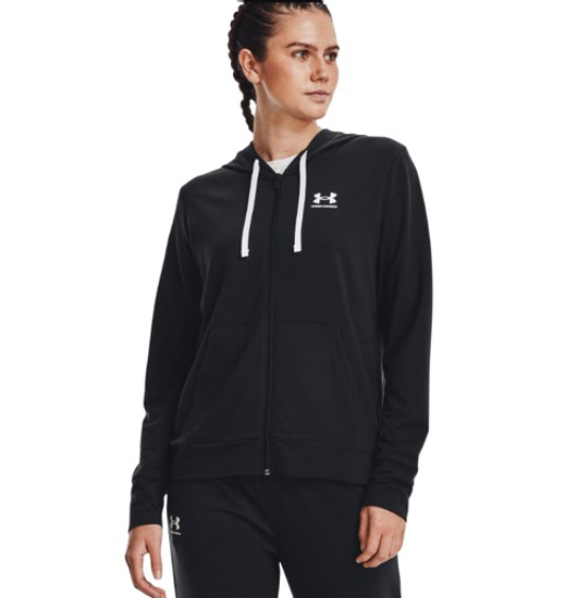 Picture of UNDER ARMOUR ž jopica 1369853-001 RIVAL TERRY FULL-ZIP HOODIE