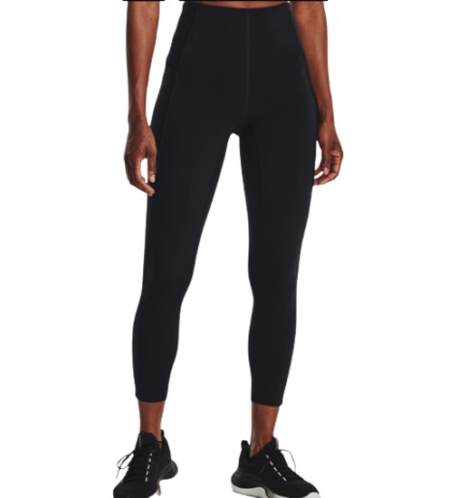 Picture of UNDER ARMOUR ž legice 1377080-001 MERIDIAN PINTUCK ANKLE LEGGINGS