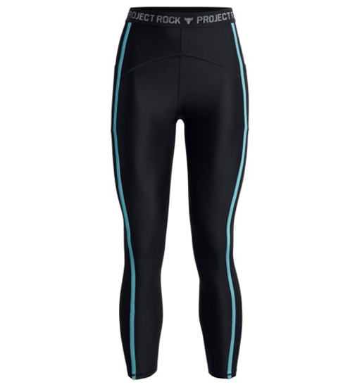 Picture of UNDER ARMOUR ž legice 1377463-001 PROJECT ROCK HEATGEAR ANKLE LEGGINGS