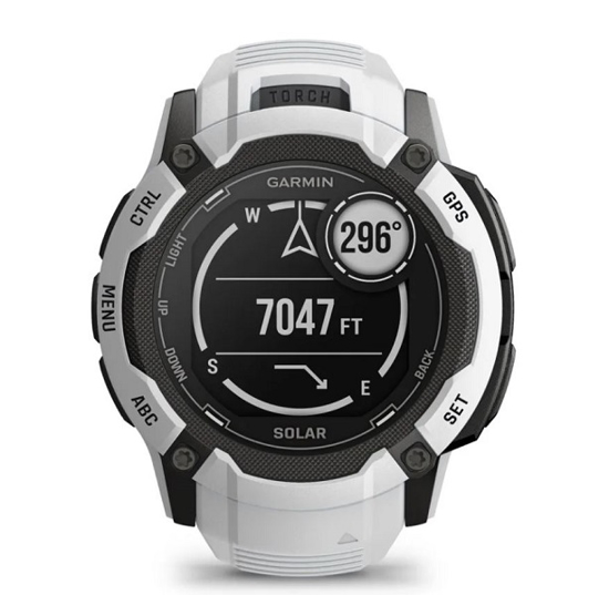 GARMIN športna ura INSTINCT 2X SOLAR 010-02805-04 white stone