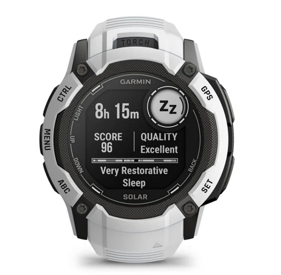 GARMIN športna ura INSTINCT 2X SOLAR 010-02805-04 white stone