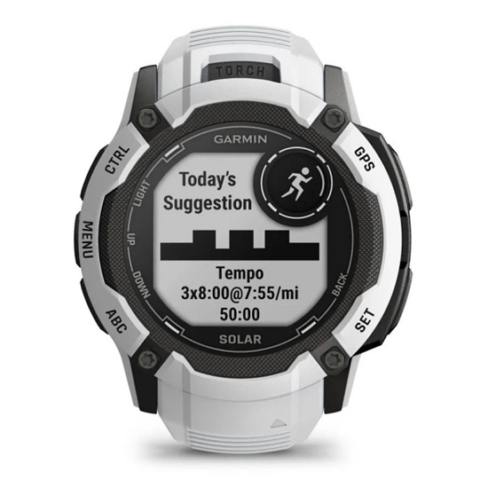 GARMIN športna ura INSTINCT 2X SOLAR 010-02805-04 white stone