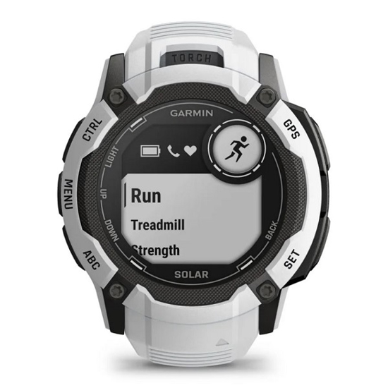 GARMIN športna ura INSTINCT 2X SOLAR 010-02805-04 white stone