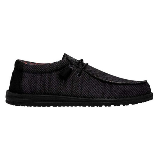 HEYDUDE m čevlji 40019-0XD WALLY SOX jet black