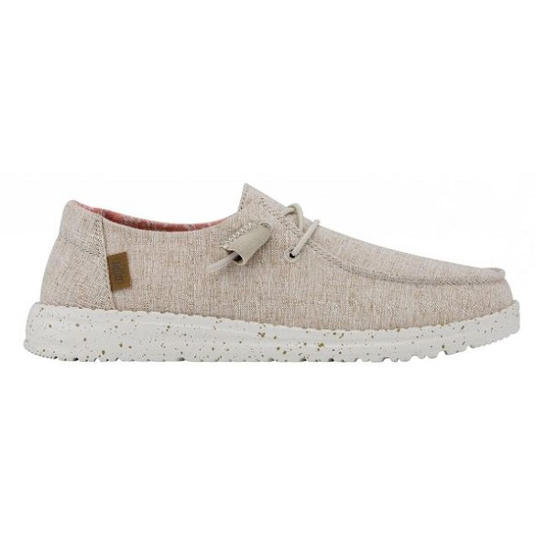 HEYDUDE ž čevlji 40058-2BK WENDY CHAMBRAY white nut