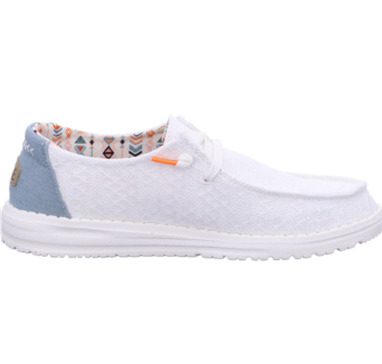 HEYDUDE ž čevlji 40054-1KF WENDY BOHO white crochet