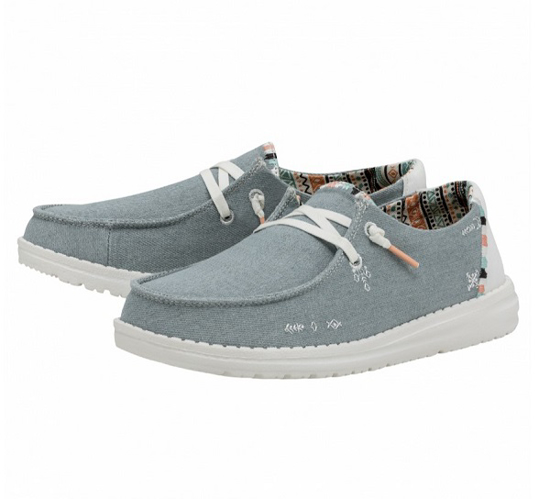 HEYDUDE ž čevlji 40054-4MH WENDY BOHO light denim