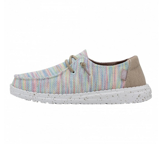 HEYDUDE ž čevlji 40078-9BI WENDY SOX aurora white