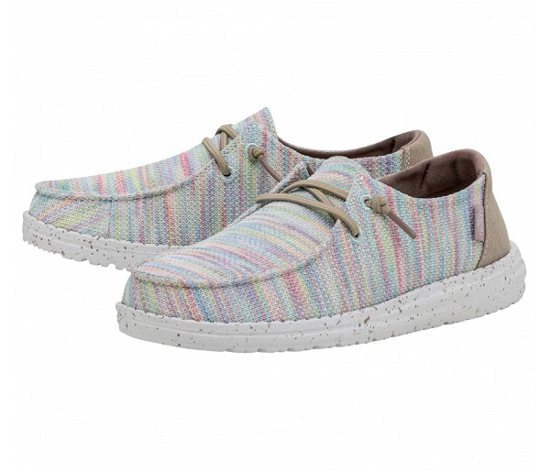 HEYDUDE ž čevlji 40078-9BI WENDY SOX aurora white