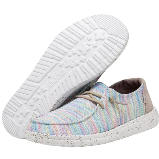 HEYDUDE ž čevlji 40078-9BI WENDY SOX aurora white