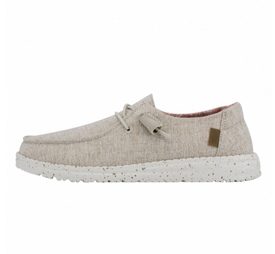 HEYDUDE ž čevlji 40058-2BK WENDY CHAMBRAY white nut