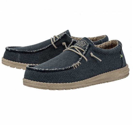 HEYDUDE m čevlji 40003-4NM WALLY BRAIDED blue night