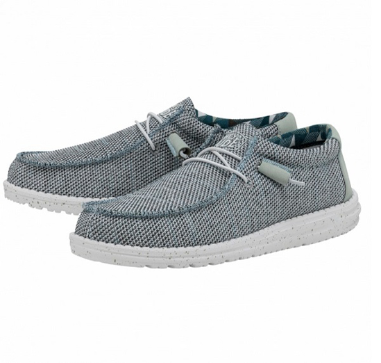 HEYDUDE m čevlji 40019-1HN WALLY SOX ice grey
