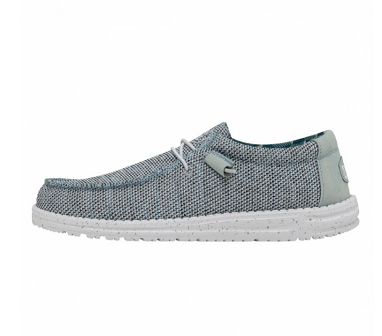 HEYDUDE m čevlji 40019-1HN WALLY SOX ice grey