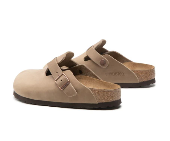 BIRKENSTOCK natikači  960813 BOSTON - narrow - tobacco brown