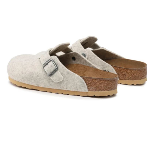 BIRKENSTOCK natikači 1023160 BOSTON -regular- eggshell