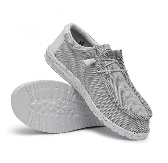 HEYDUDE m čevlji 40019-1KA WALLY SOX stone white