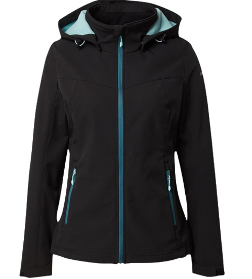 ICEPEAK ž softshell  4 54970682I 999 BRENHAM black petrol