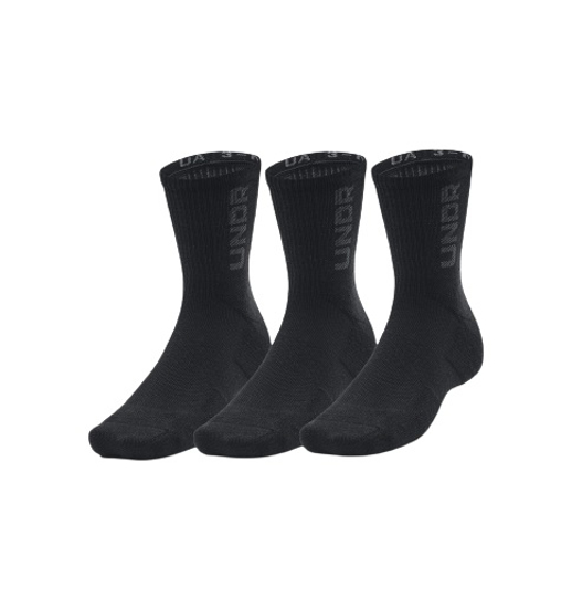 UNDER ARMOUR nogavice 1373084-001 3-MAKER 3-PACK MID-CREW SOCKS