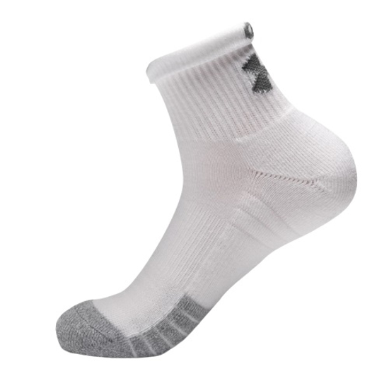 UNDER ARMOUR nogavice 1353262-100 HEATGEAR QUARTER SOCKS 3-PACK