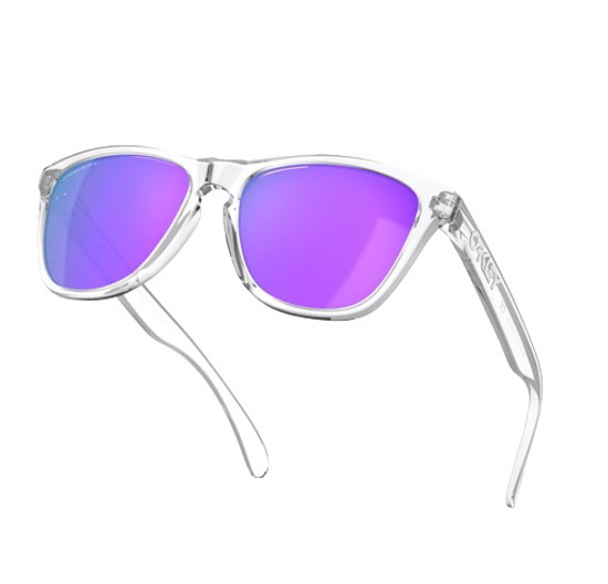 OAKLEY otr očala 9006-14 FROGSKINS XS Prizm Violet Polished Clear